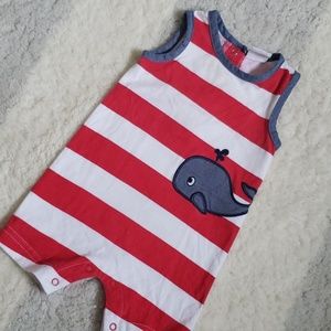 Red and white striped new born Starting Out